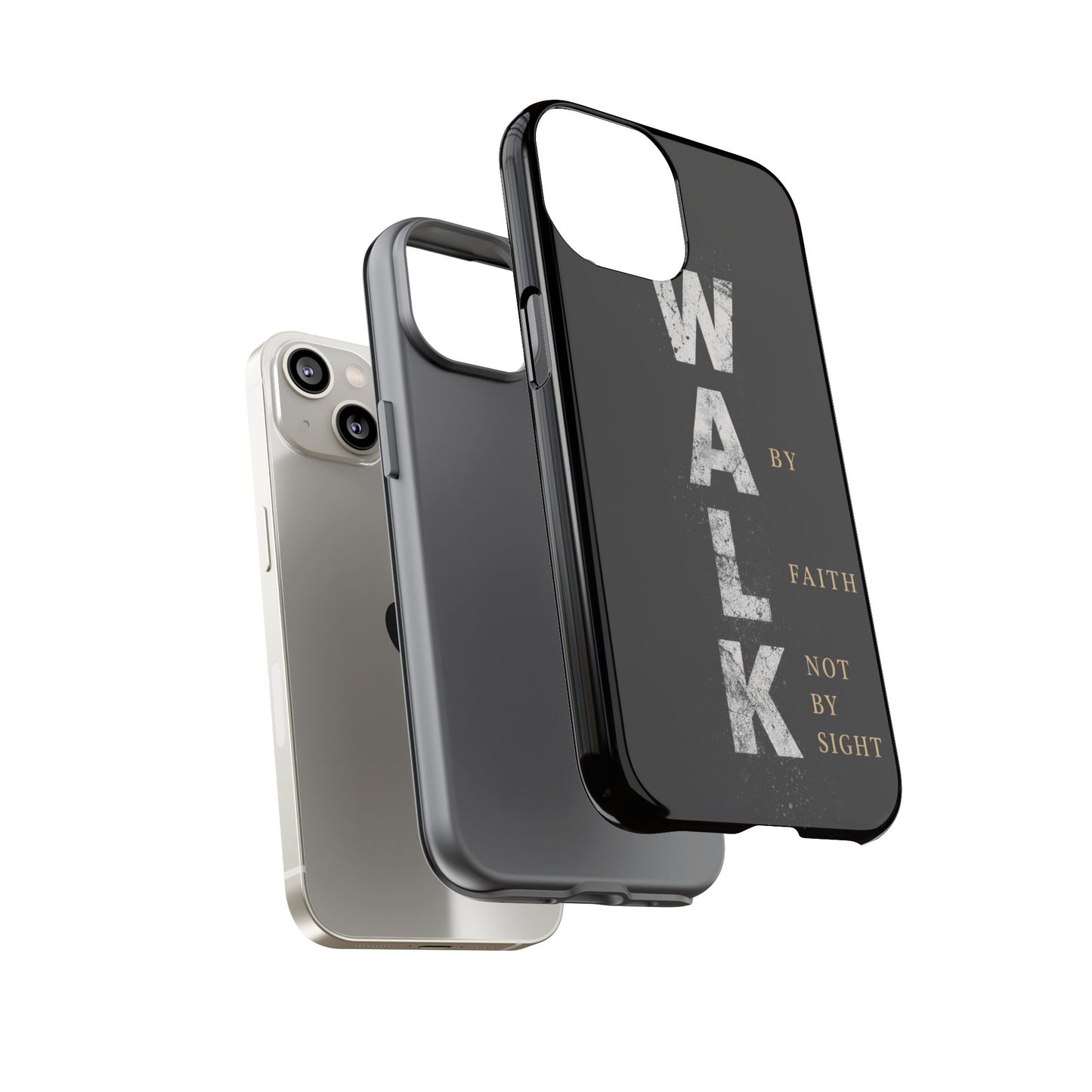 Walk by Faith Not by Sight Christian Phone Case Bible Verse Faith Cover