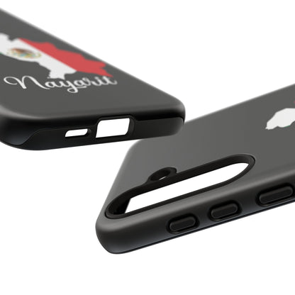 Nayarit Mexico Flag Map Phone Case | Mexican American Pride Tough Case for iPhone & Samsung