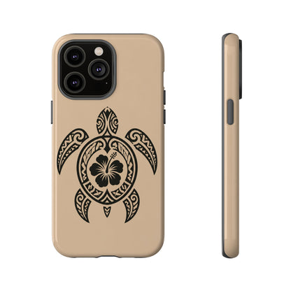Polynesian Turtle Phone Case | Hawaiian Beach Tough Cover