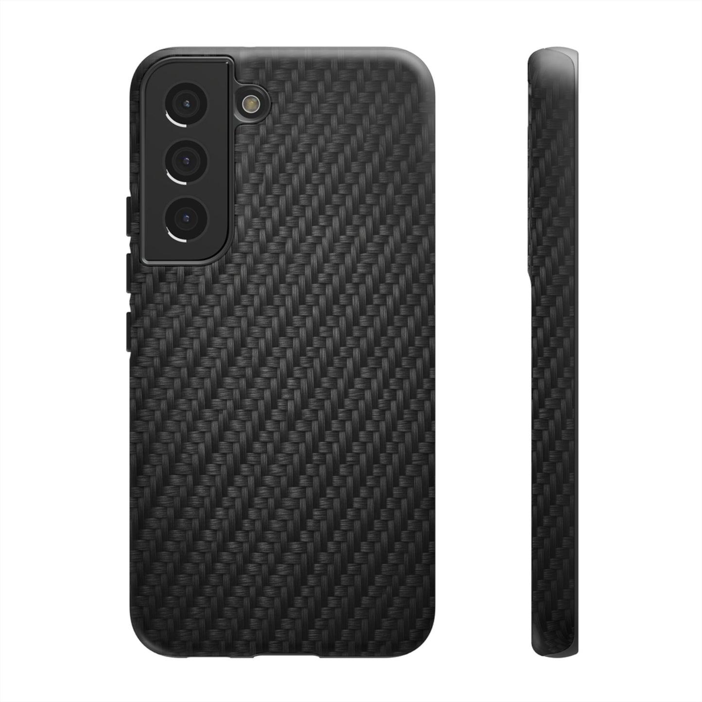 Carbon Fiber Inspired Phone Case – Rugged Slim Protective Tech Case for iPhone & Samsung
