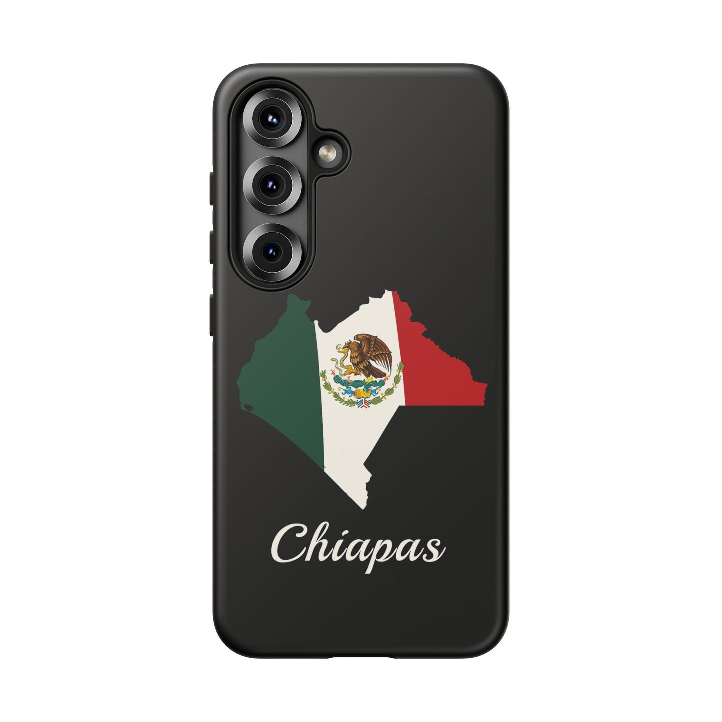 Chiapas Mexico Flag Map Phone Case | Mexican American Pride Tough Case for iPhone & Samsung