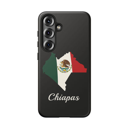 Chiapas Mexico Flag Map Phone Case | Mexican American Pride Tough Case for iPhone & Samsung