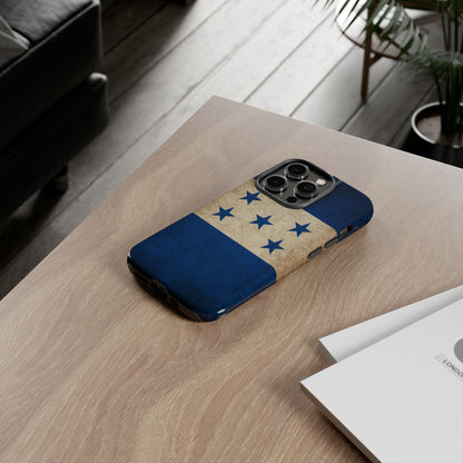 Honduras Flag Phone Case | Vintage Honduran Flag iPhone & Samsung Tough Protective Case