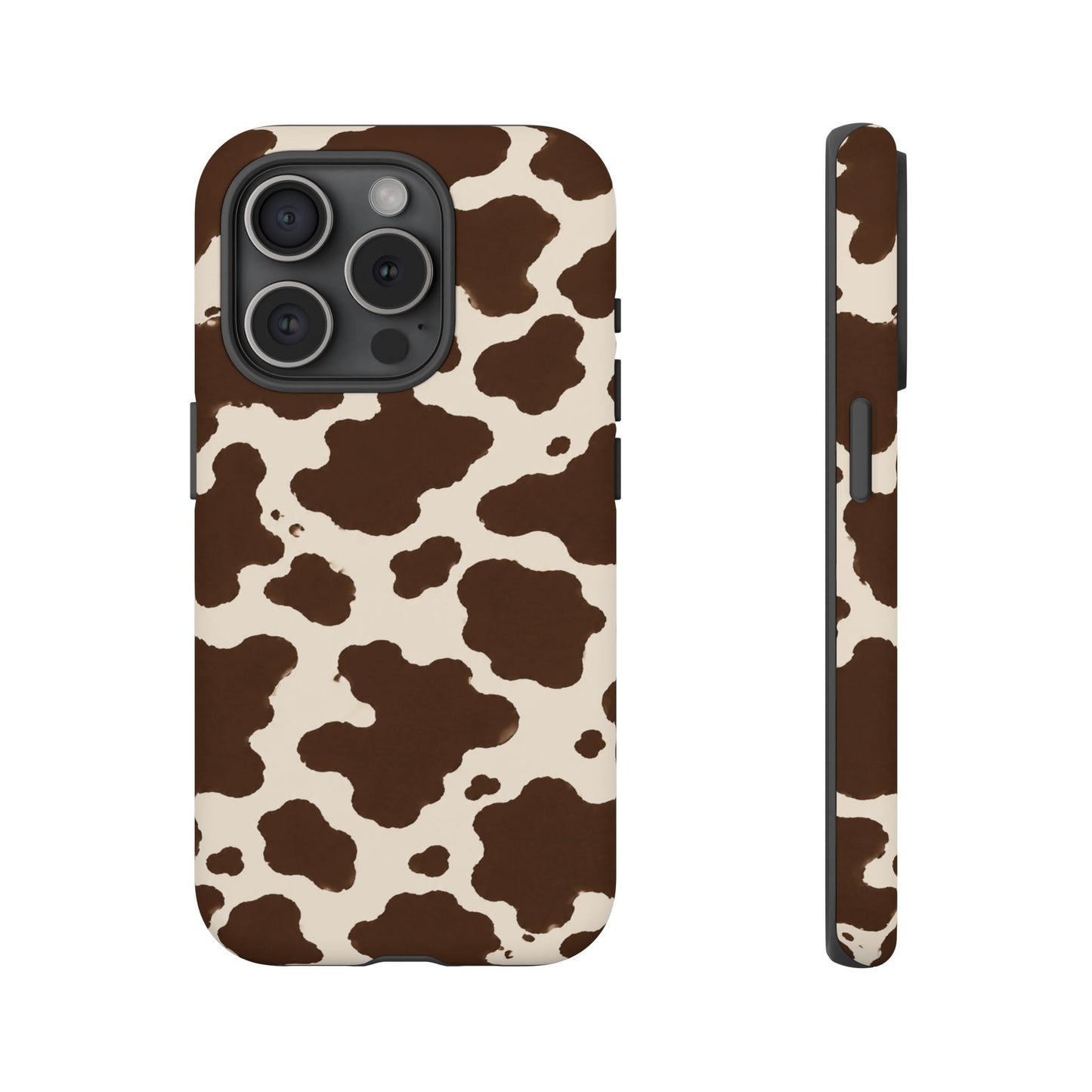Western Cow Print Tough Phone Case for iPhone Samsung Galaxy Pixel