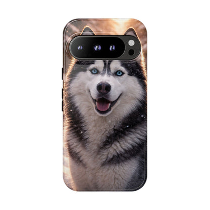 Siberian Husky Tough Phone Case | Blue Eyes Dog Cover Protective iPhone Case
