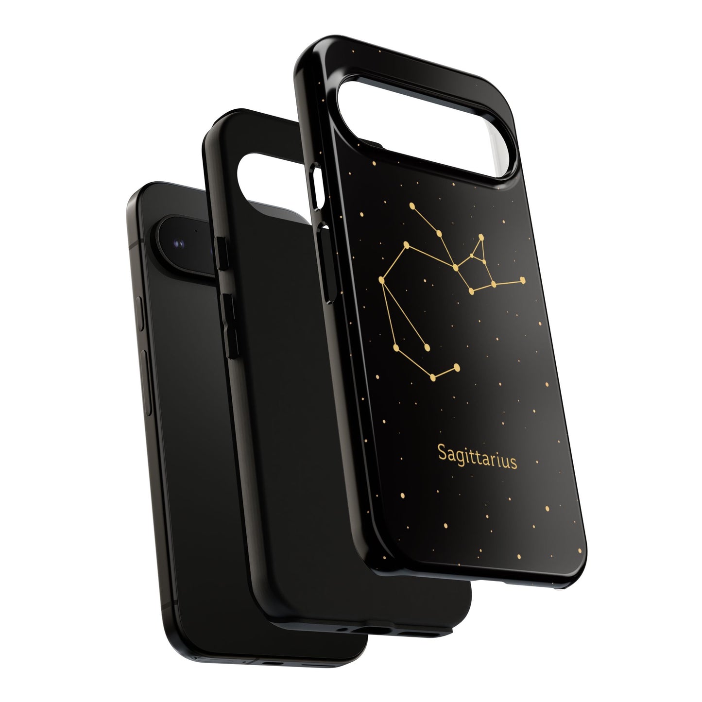 Sagittarius Zodiac Constellation Phone Case – Luxe Gold Celestial Cover