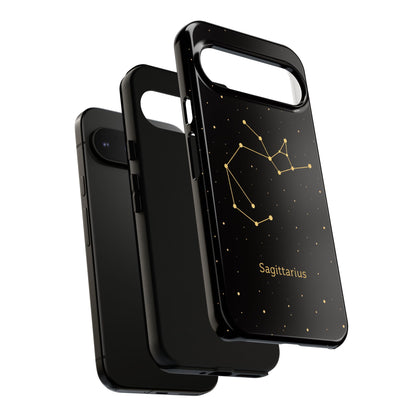 Sagittarius Zodiac Constellation Phone Case – Luxe Gold Celestial Cover