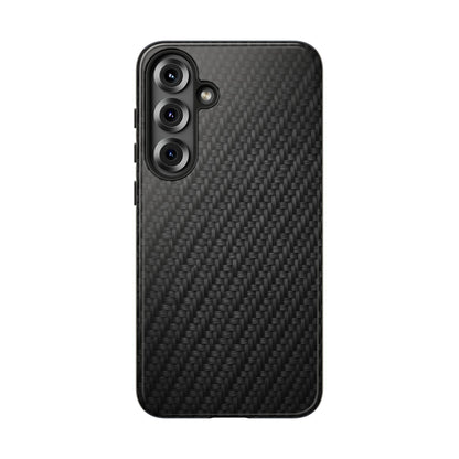 Carbon Fiber Inspired Phone Case – Rugged Slim Protective Tech Case for iPhone & Samsung
