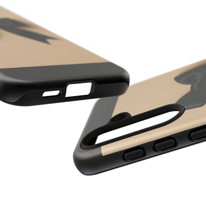 Black Bow Phone Case | Elegant Coquette Bow Design | Chic Neutral Tough Case for iPhone & Samsung