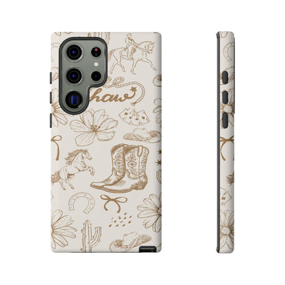Western Cowgirl Phone Case for iPhone Samsung Galaxy Pixel Tough Case