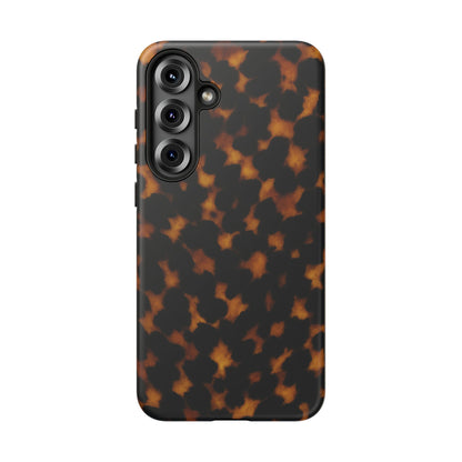 Tortoiseshell Phone Case – Brown Leopard Pattern Luxury Tough Protective Case