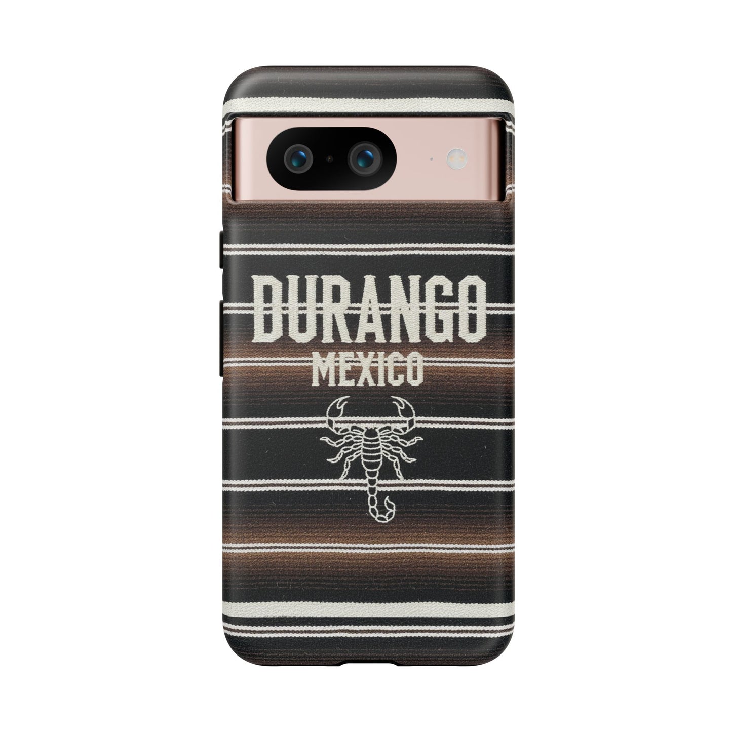 Durango Mexico Phone Case | Serape Scorpion Western Design | Mexican Heritage Tough Case for iPhone & Samsung