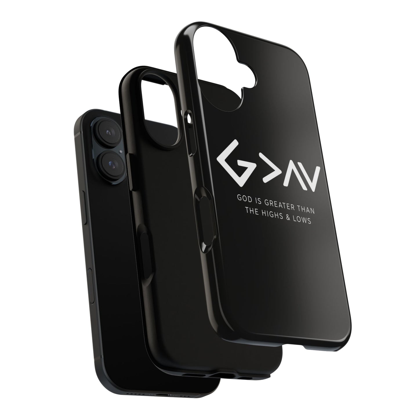 God Is Greater Than The Highs & Lows G>∧∨ Christian Phone Case