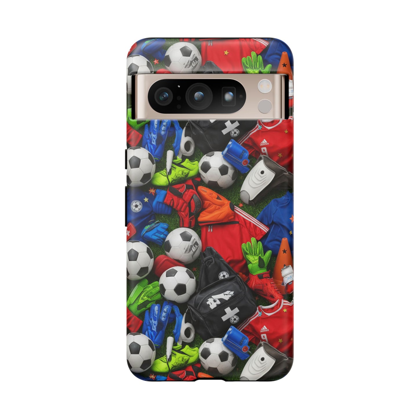 Soccer Ball Pattern Phone Case – Sports Fan Tough Protective Game Day Case