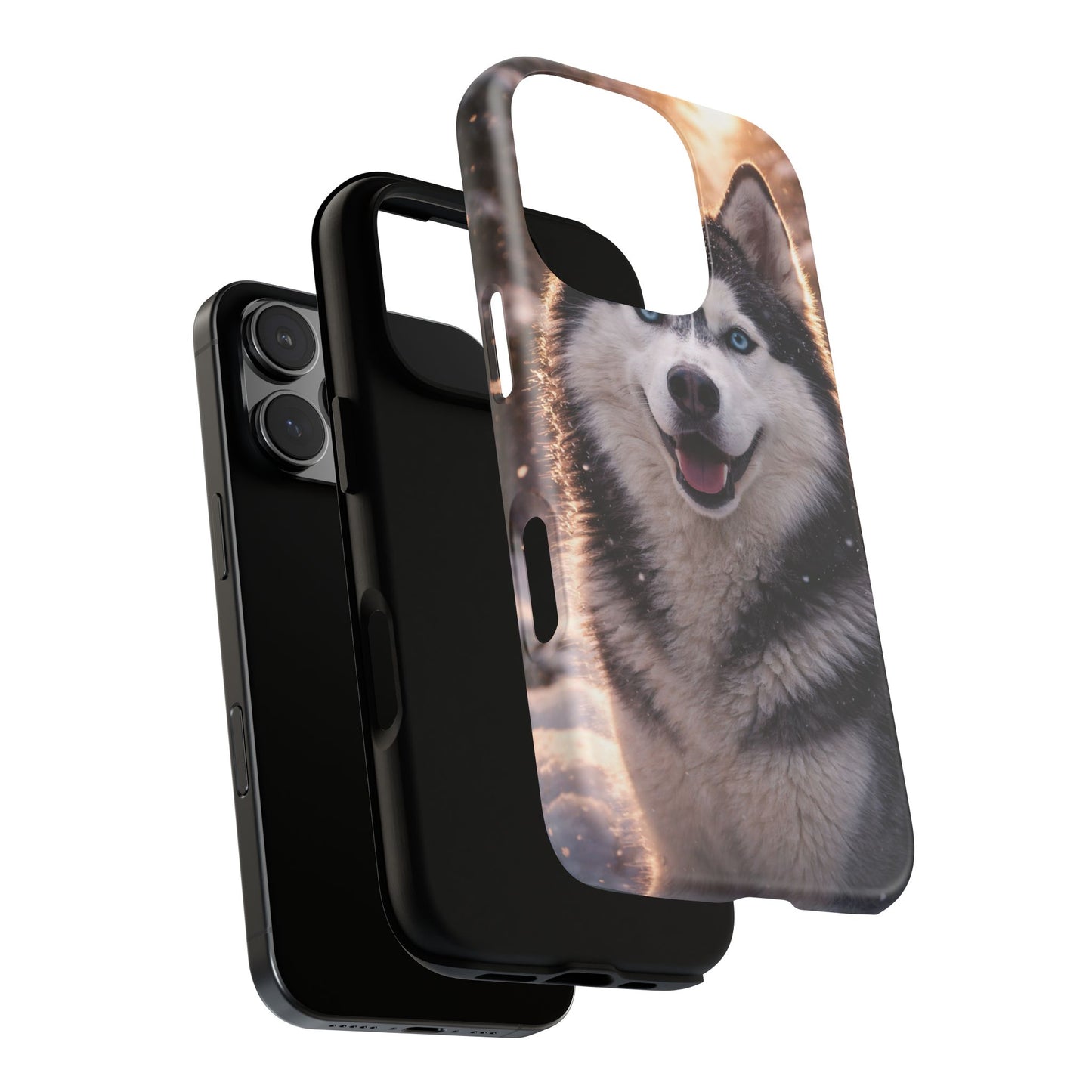 Siberian Husky Tough Phone Case | Blue Eyes Dog Cover Protective iPhone Case