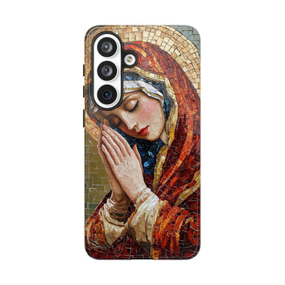 Virgin Mary Phone Case, Catholic Phone Case, Christian Aesthetic Case, Religious iPhone Case, Saint Art Case, Faith Gift