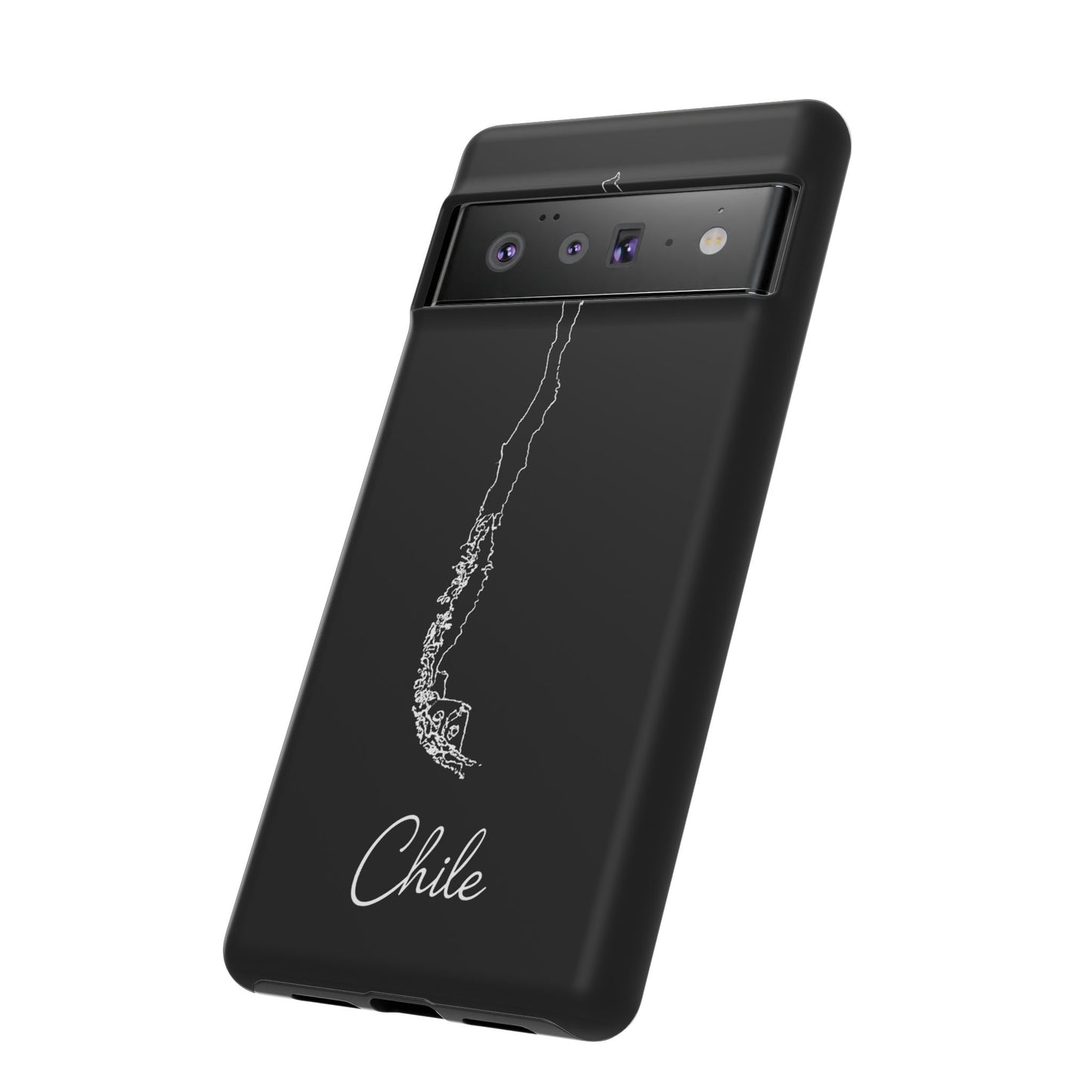 Chile Outline Phone Case – Minimal Country Map Tough Case (iPhone, Samsung, Pixel)
