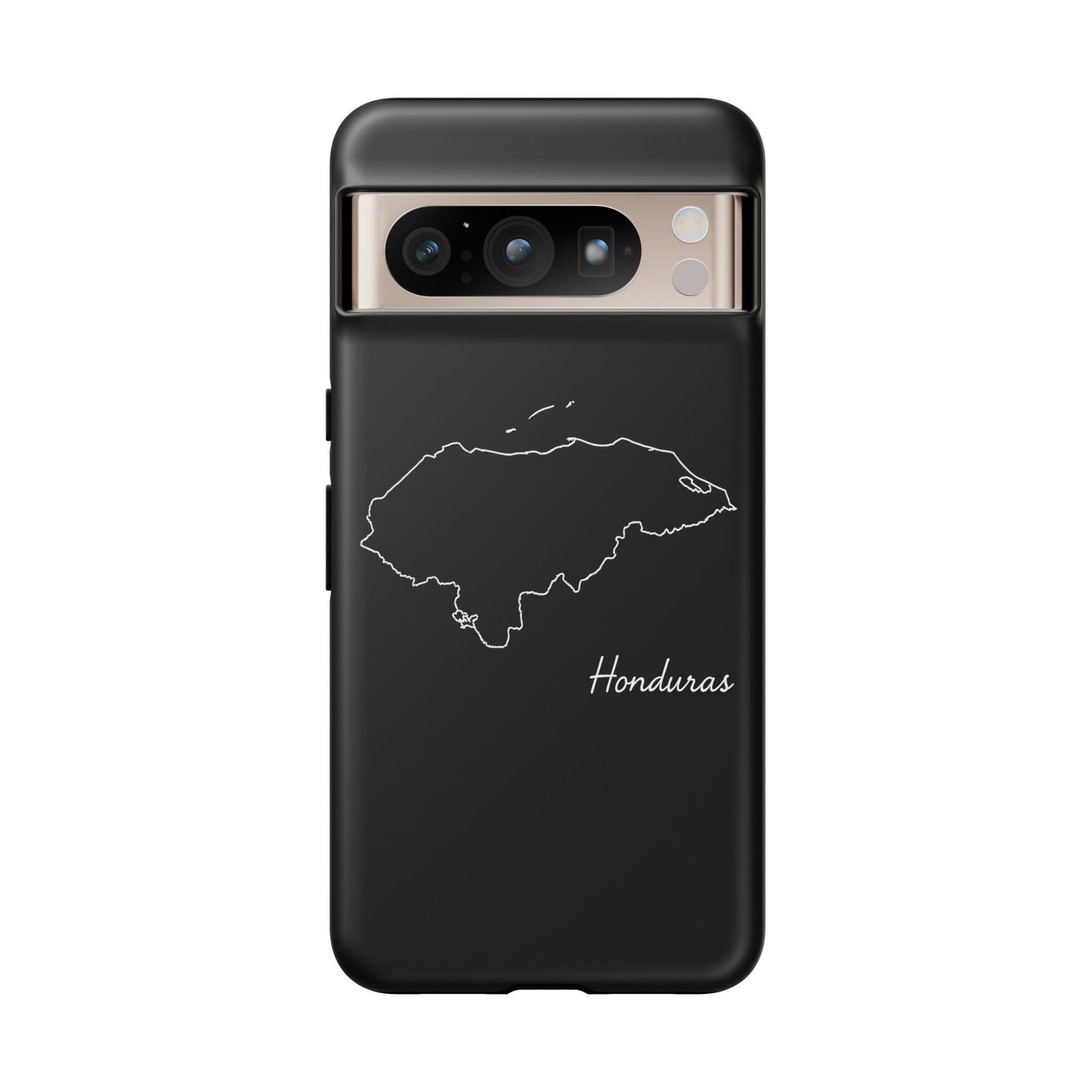 Honduras Outline Phone Case – Minimal Country Map Tough Case (iPhone, Samsung, Pixel)