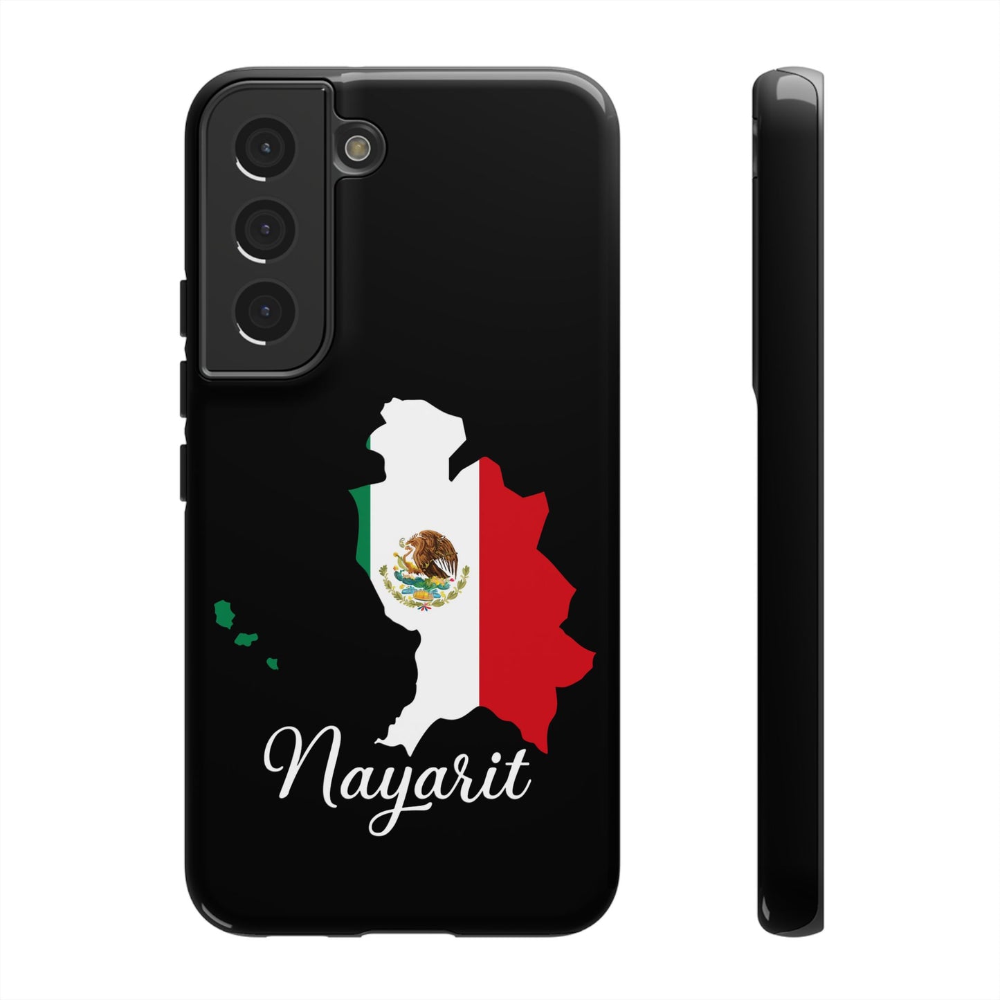 Nayarit Mexico Flag Map Phone Case | Mexican American Pride Tough Case for iPhone & Samsung