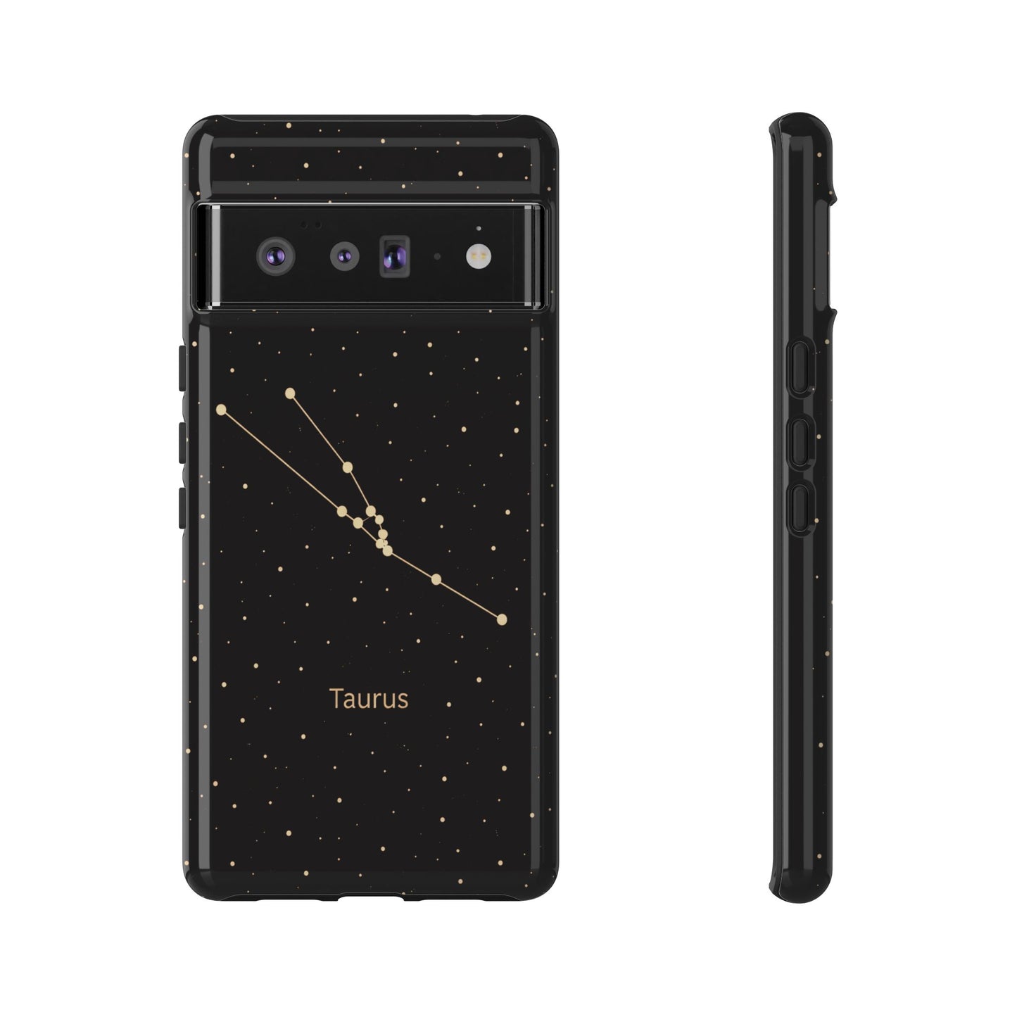 Taurus Zodiac Constellation Phone Case – Luxe Gold Celestial Cover