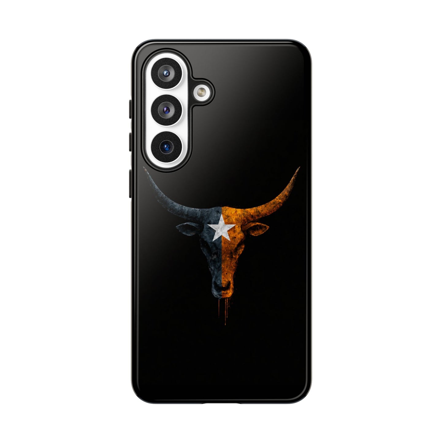 Texas Longhorn Skull Phone Case Western Cowboy Bull iPhone Samsung Cover