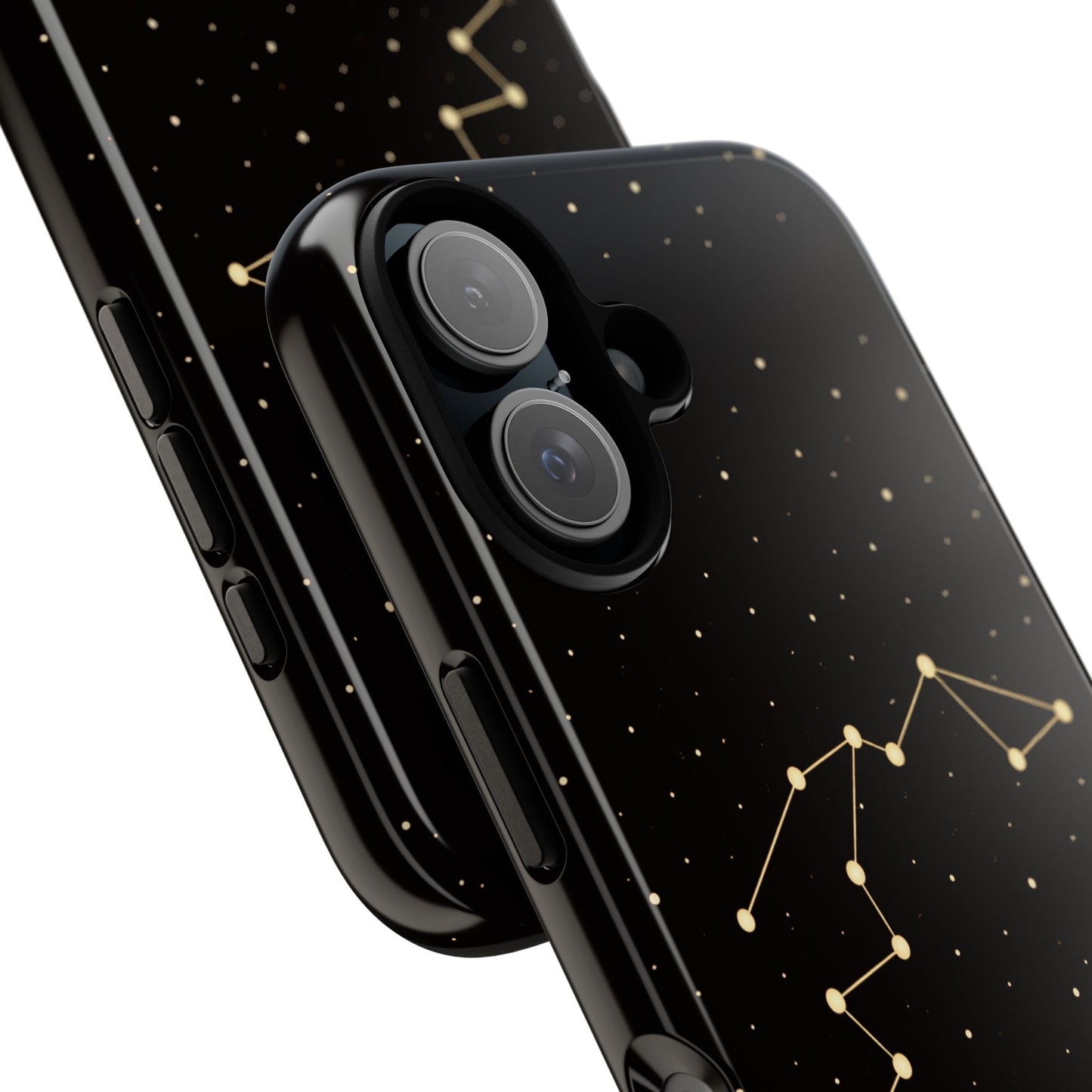 Aquarius Zodiac Constellation Phone Case – Luxe Gold Celestial Cover