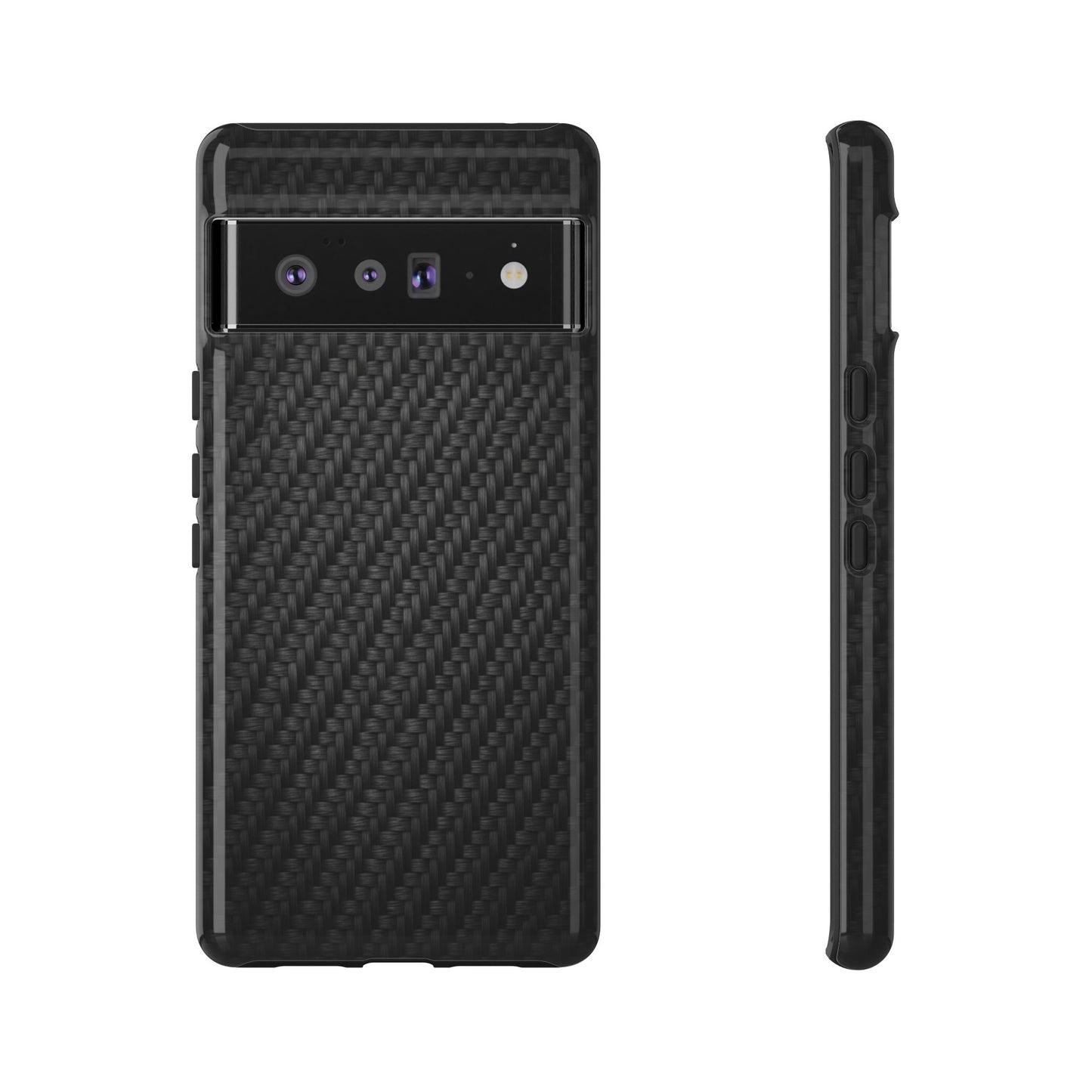 Carbon Fiber Inspired Phone Case – Rugged Slim Protective Tech Case for iPhone & Samsung