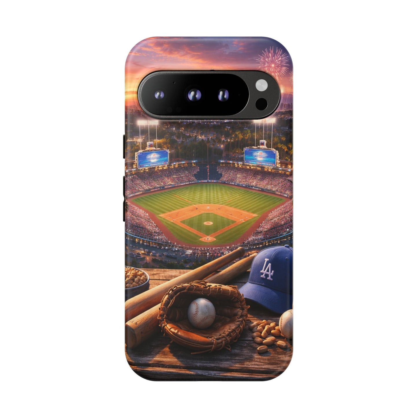 Baseball Sunset Stadium Phone Case LA Game Day Sports Aesthetic Case