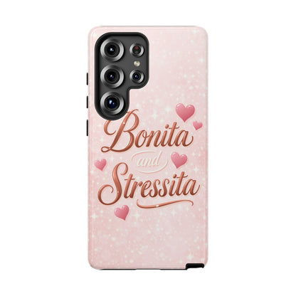 Bonita Stressita Phone Case Cute Latina Aesthetic Pink Coquette Case