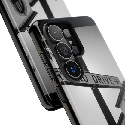 Rodeo Drive Phone Case | Los Angeles Aesthetic Black & White Photography | Luxury LA Street Tough Case for iPhone & Samsung