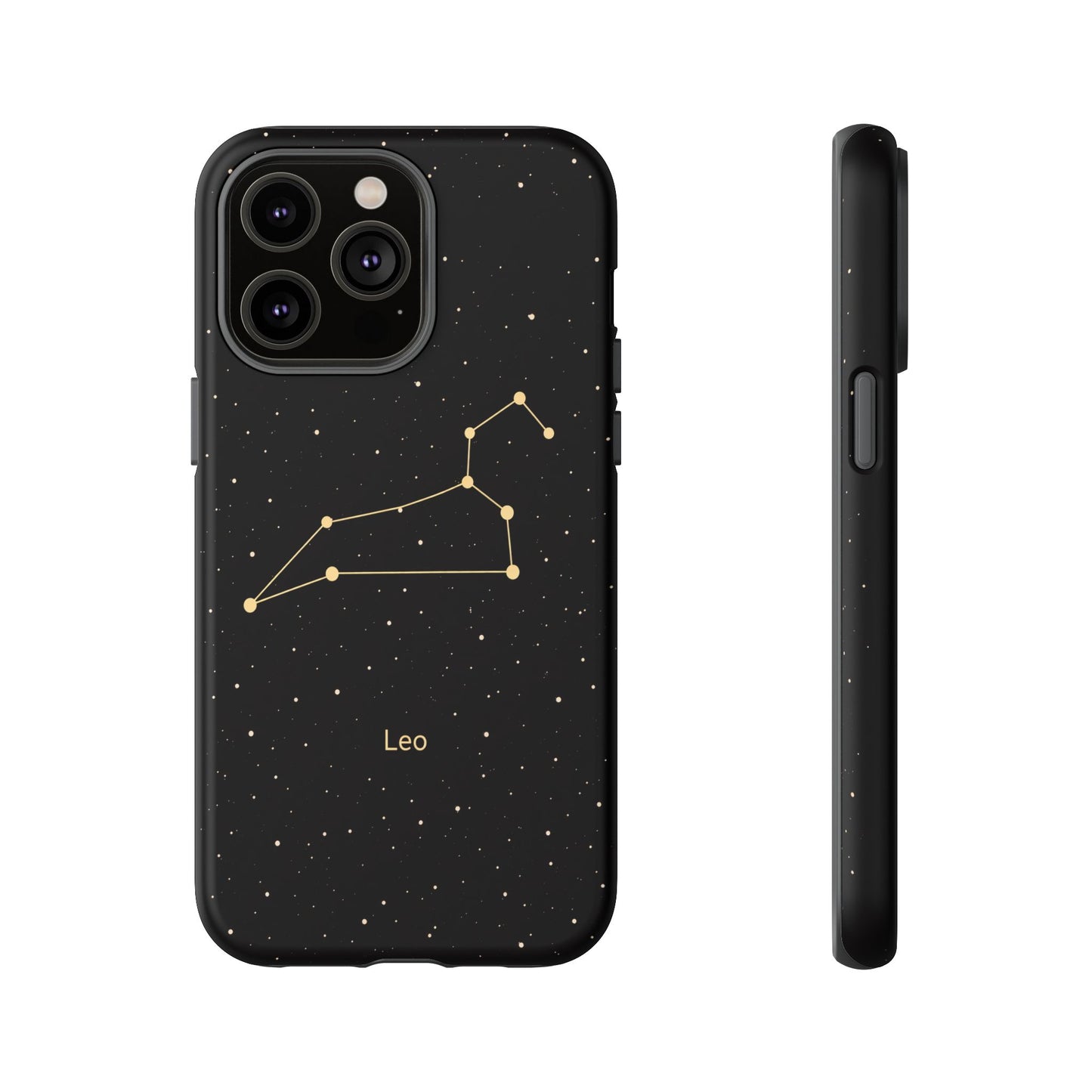 Leo Zodiac Constellation Phone Case – Luxe Gold Celestial Cover
