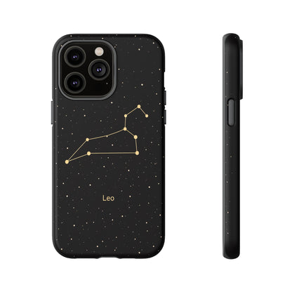 Leo Zodiac Constellation Phone Case – Luxe Gold Celestial Cover