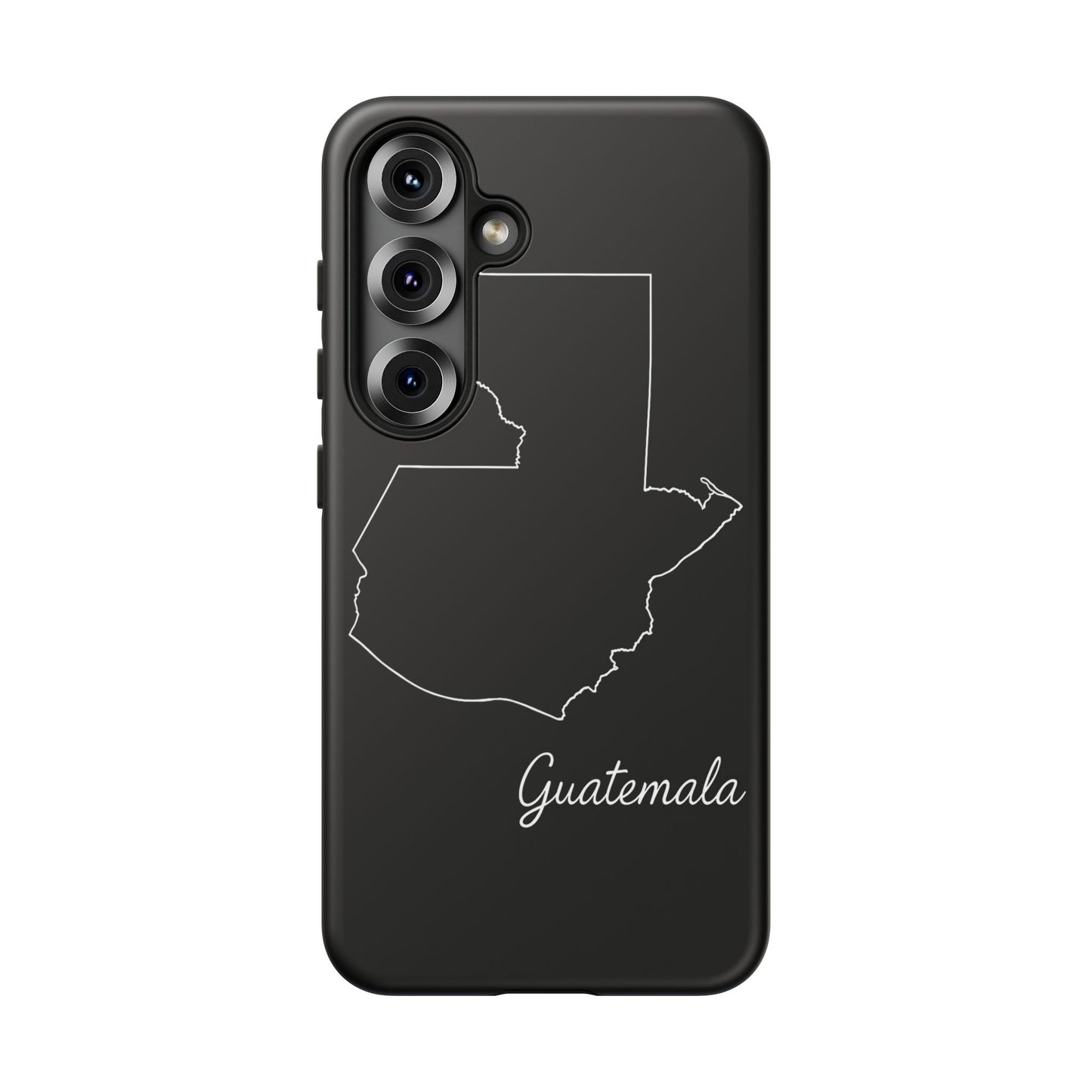 Guatemala Outline Phone Case – Minimal Country Map Tough Case (iPhone, Samsung, Pixel)