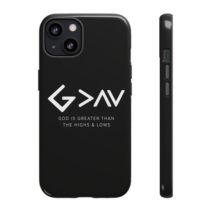God Is Greater Than The Highs & Lows G>∧∨ Christian Phone Case