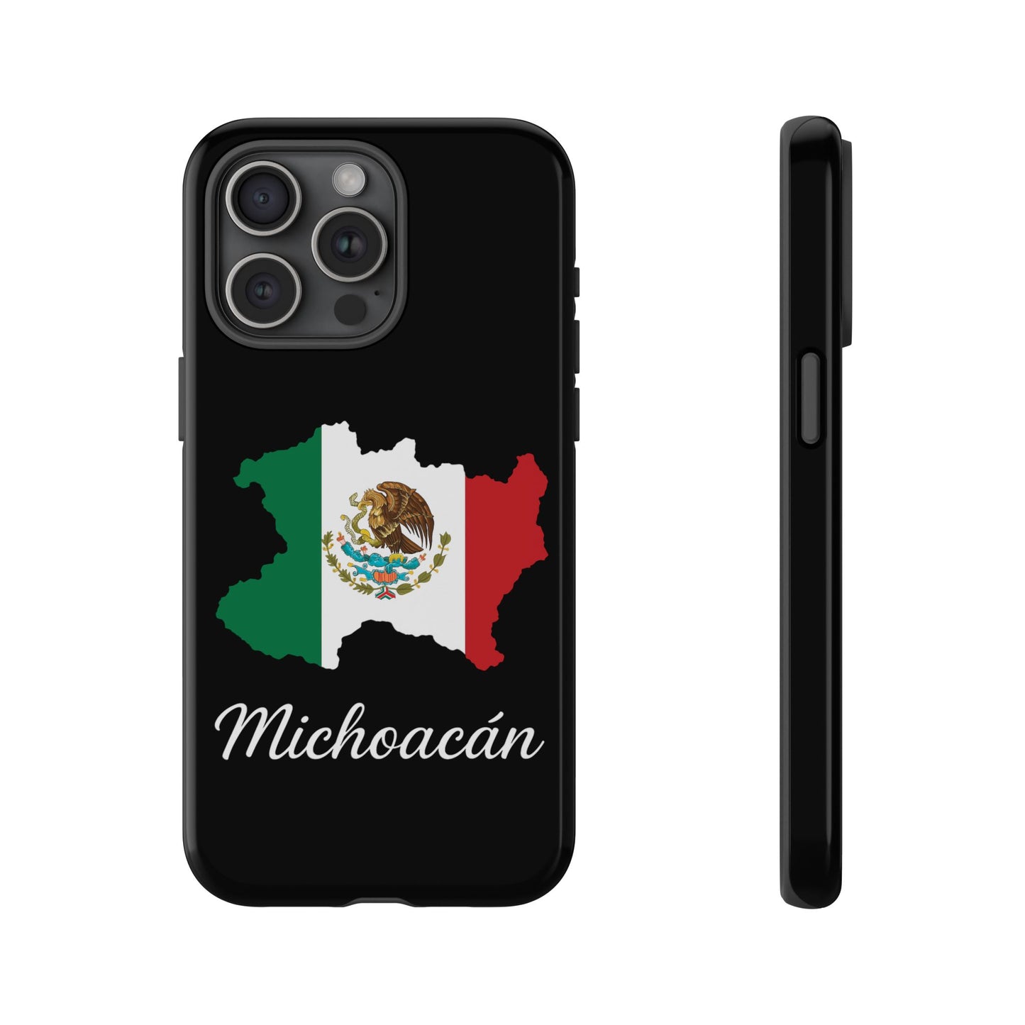 Michoacán Mexico Flag Map Phone Case | Mexican American Pride Tough Case for iPhone & Samsung