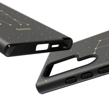 Gemini Zodiac Constellation Phone Case – Luxe Gold Celestial Cover