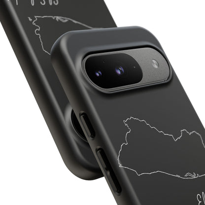 El Salvador Outline Phone Case – Minimal Country Map Tough Case (iPhone, Samsung, Pixel)
