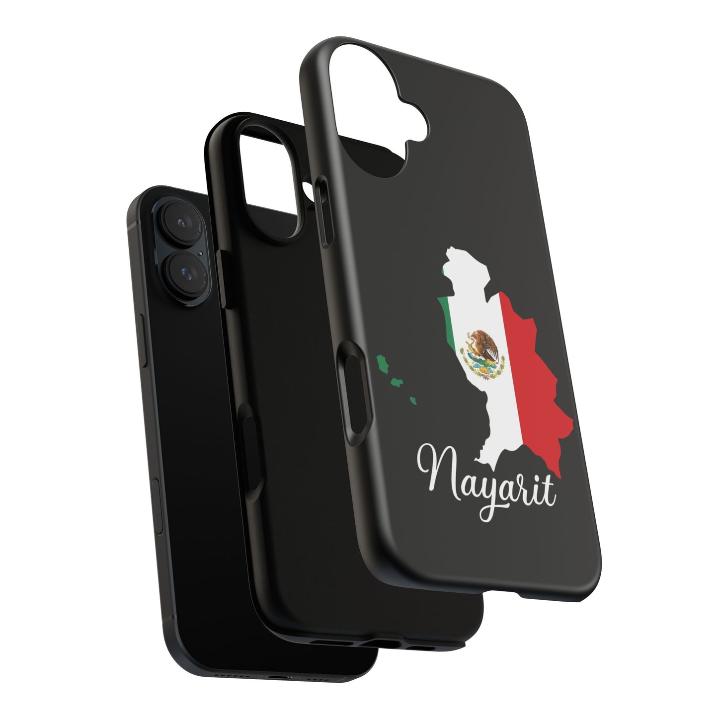 Nayarit Mexico Flag Map Phone Case | Mexican American Pride Tough Case for iPhone & Samsung