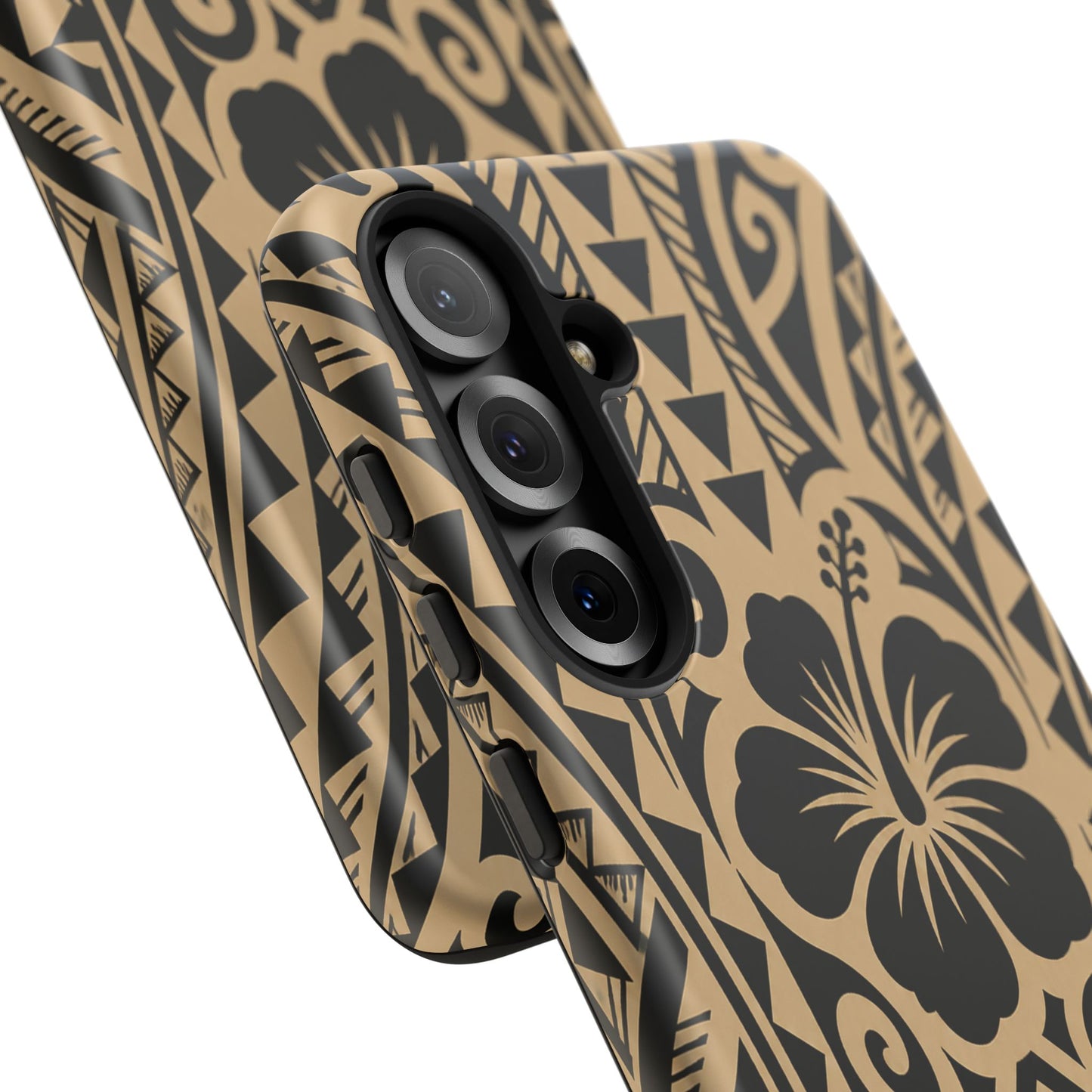 Polynesian Tribal Hawaiin Hibiscus Phone Case for iPhone Samsung Galaxy