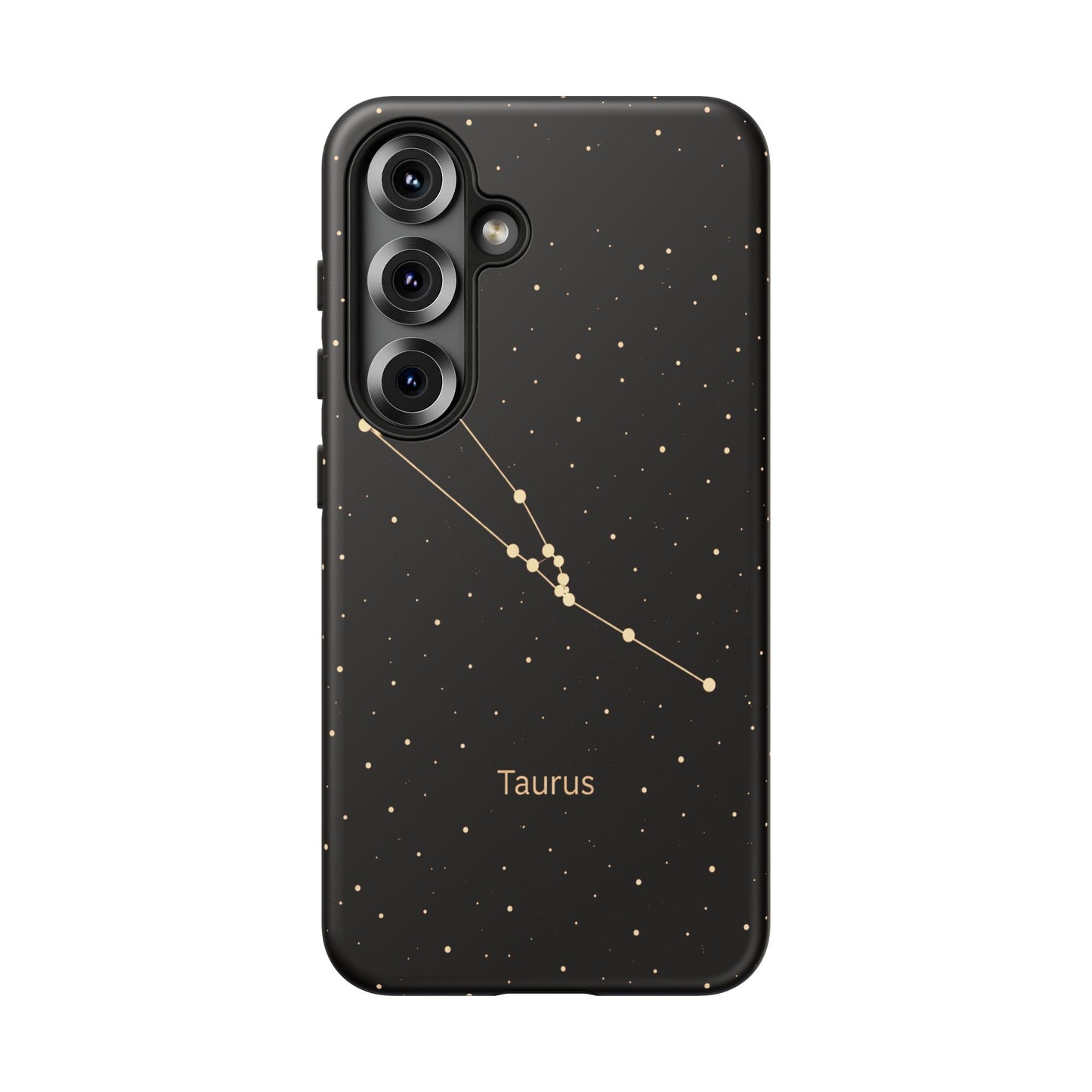 Taurus Zodiac Constellation Phone Case – Luxe Gold Celestial Cover