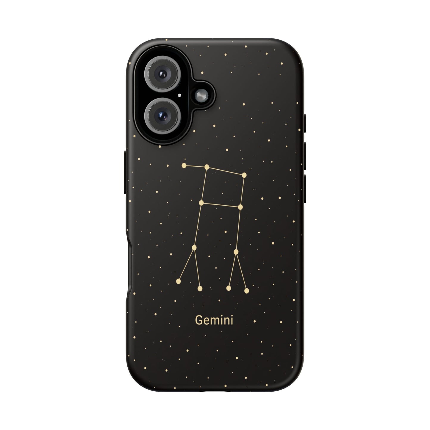 Gemini Zodiac Constellation Phone Case – Luxe Gold Celestial Cover
