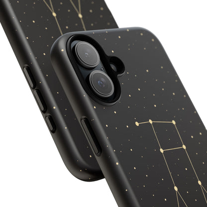 Gemini Zodiac Constellation Phone Case – Luxe Gold Celestial Cover