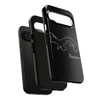 Panama Outline Phone Case – Minimal Country Map Tough Case (iPhone, Samsung, Pixel)