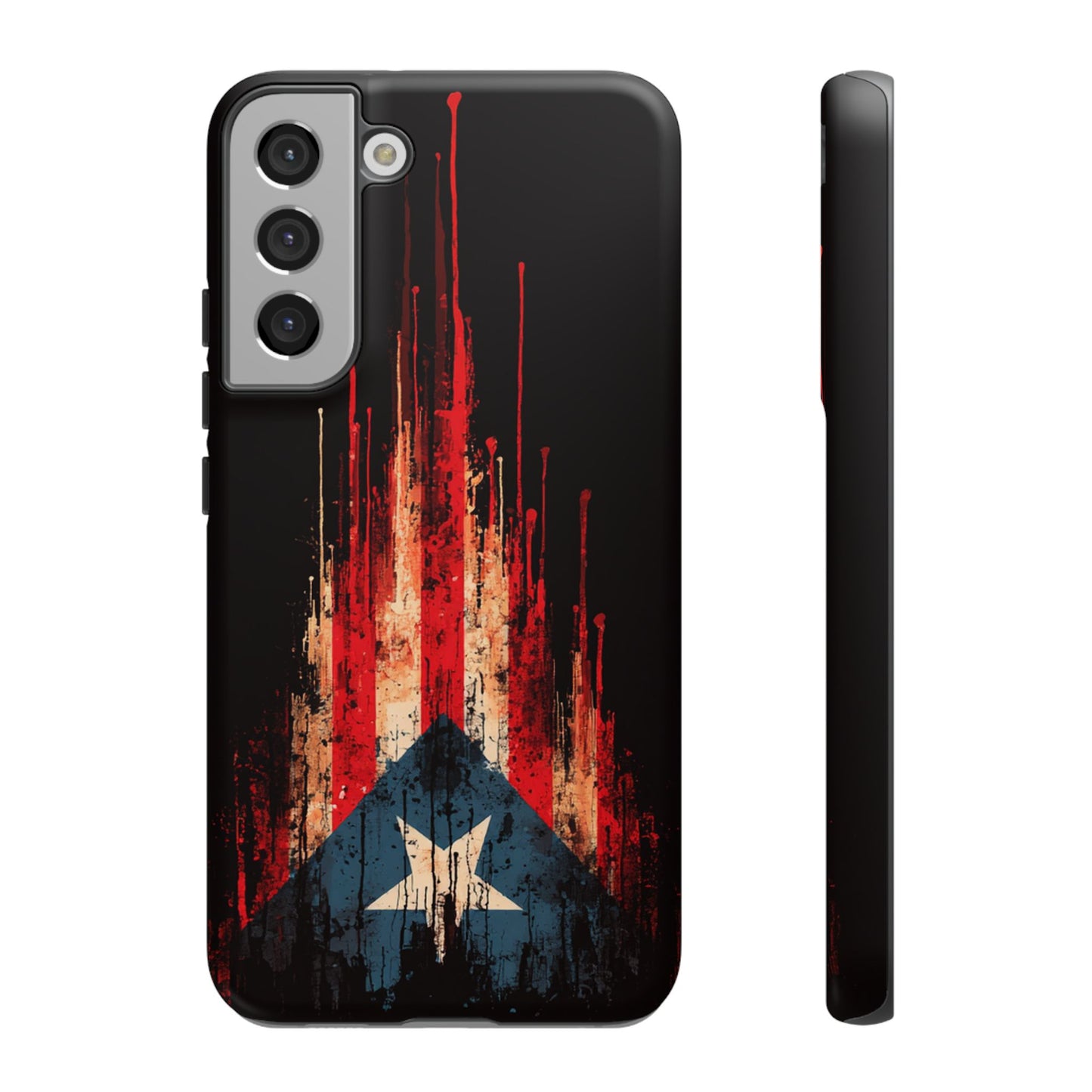 Puerto Rico Flag Phone Case | Distressed Puerto Rican Flag Tough Case | Boricua Pride Protective iPhone Samsung Cover