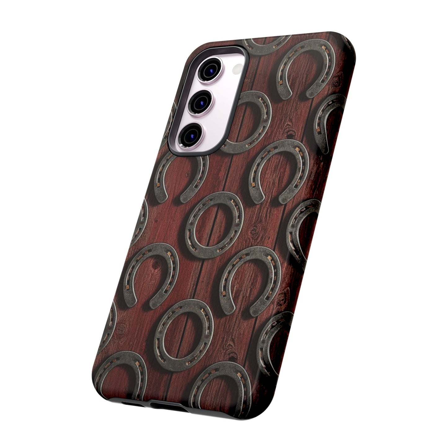 Rustic Horseshoe Western Phone Case – Cowboy Country Ranch Tough Case