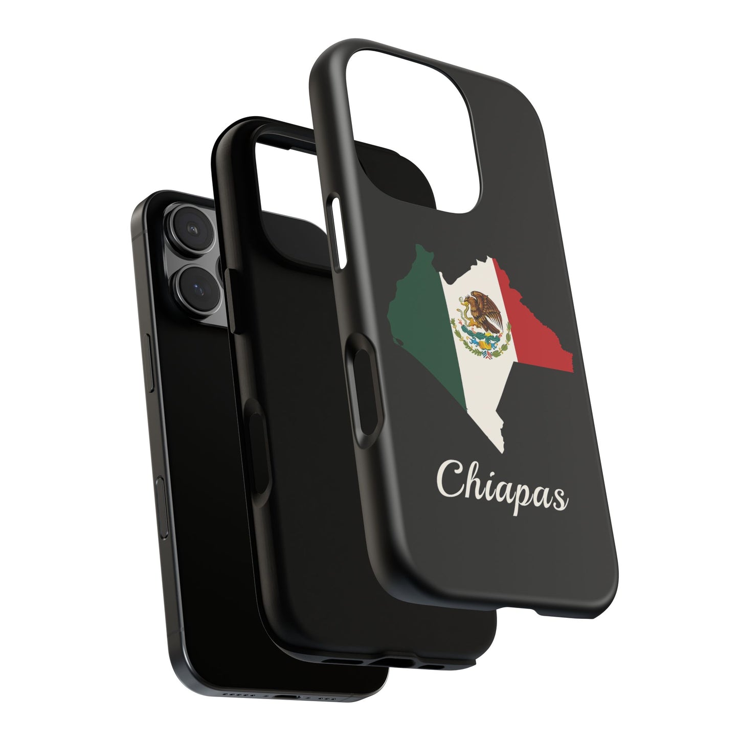 Chiapas Mexico Flag Map Phone Case | Mexican American Pride Tough Case for iPhone & Samsung