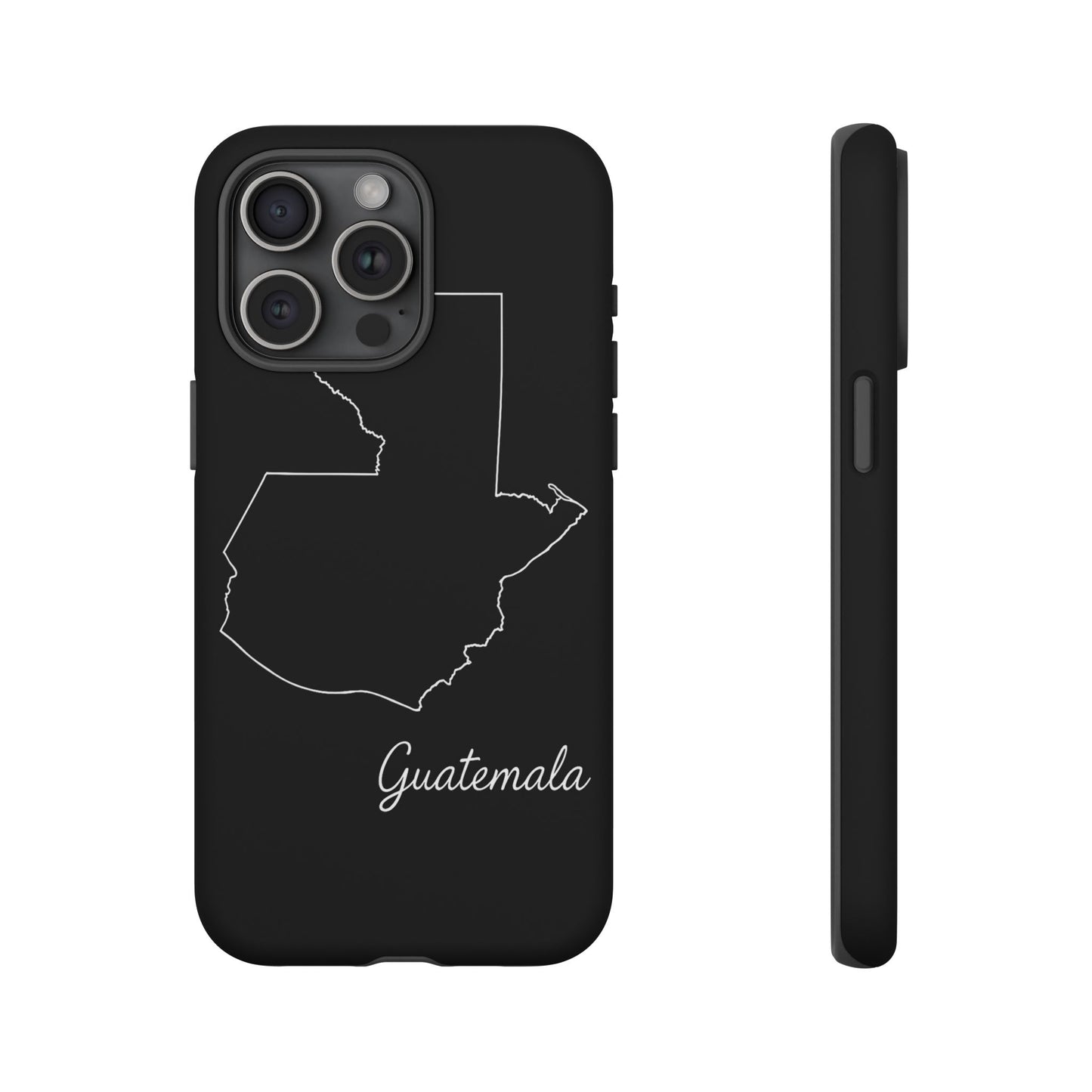 Guatemala Outline Phone Case – Minimal Country Map Tough Case (iPhone, Samsung, Pixel)