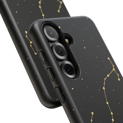 Scorpio Zodiac Constellation Phone Case – Luxe Gold Celestial Cover