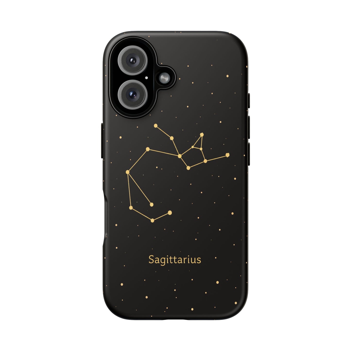 Sagittarius Zodiac Constellation Phone Case – Luxe Gold Celestial Cover