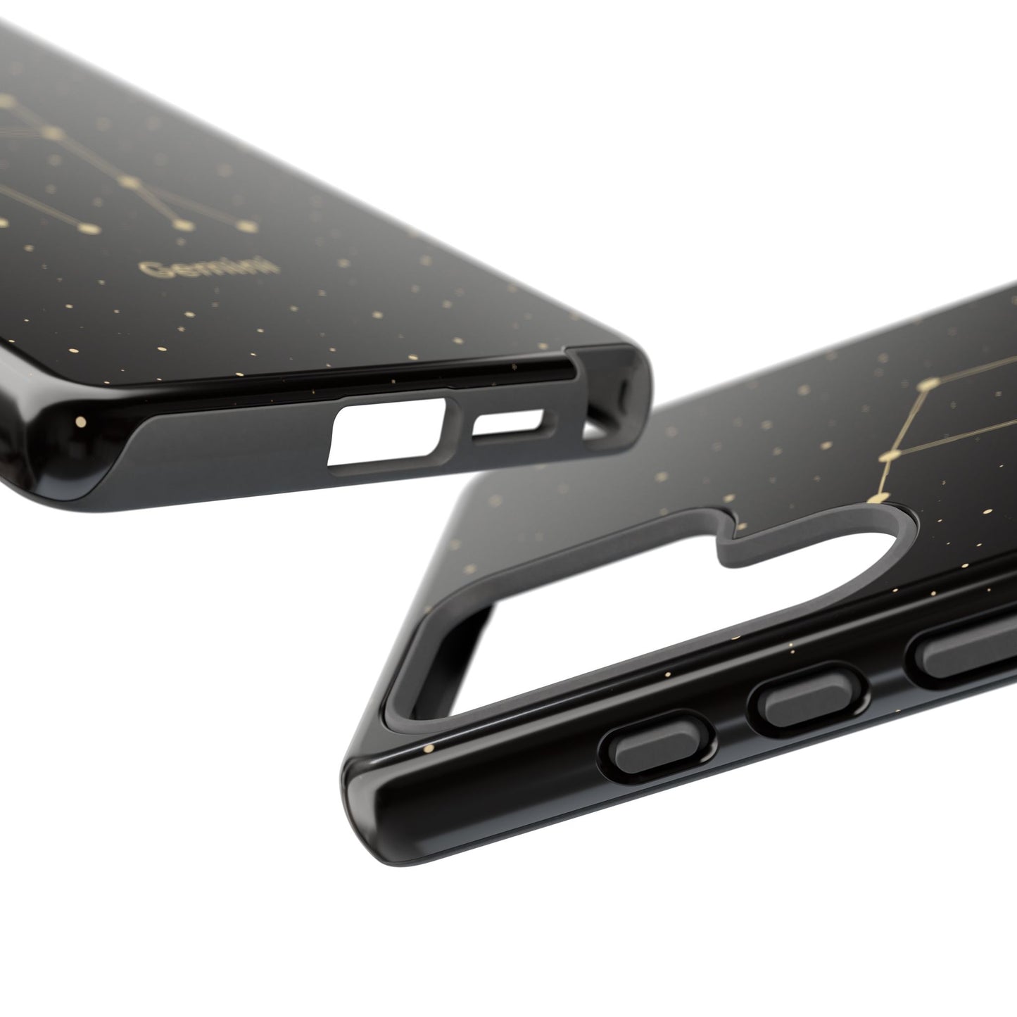 Gemini Zodiac Constellation Phone Case – Luxe Gold Celestial Cover